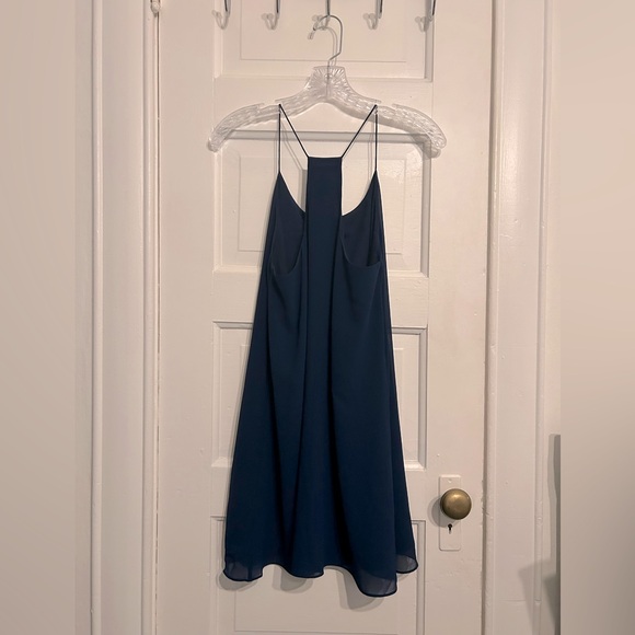 Navy Slip Dress - Naked Zebra - Size S - Picture 3 of 7